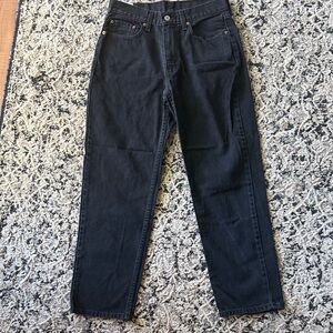 Levi’s 550 relaxed fit jeans black 30/30 tag size fits 28